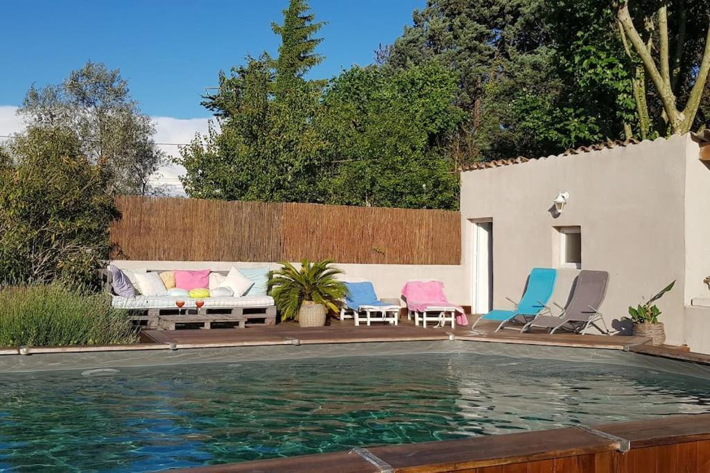 מונטה Location Appartement Dans Mas Provencal מראה חיצוני תמונה